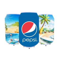 creative indoor p1.86,p2 can-shaped LED screen with GOB surface