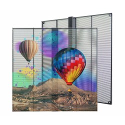 5500cd indoor p5.2-10.4 transparent led display  cabinet 1000x1000mm